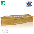 flat lid solid wood coffin